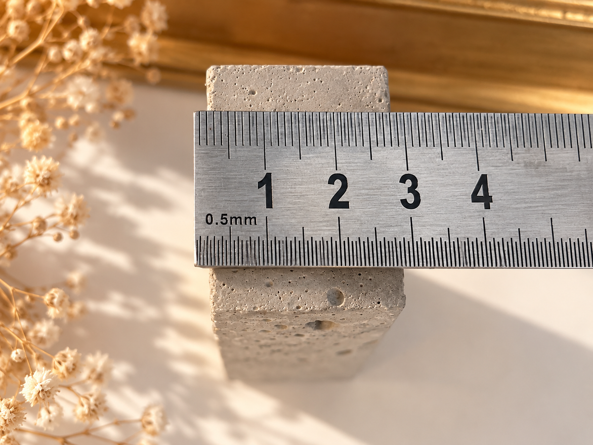 Noël: lettres en béton